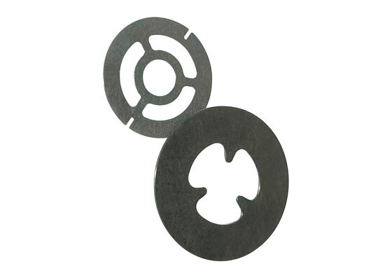 Chịu nhiệt độ từ âm 40 độ C đến 150 độ C, các miếng đệm van được chế tạo bằng quy trình dập cho ứng dụng giảm xóc ô tô